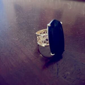 Kendra Scott black ring size 7